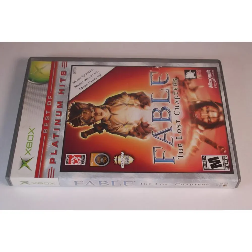 Fable: The Lost Chapters (Platinum Hits) (Microsoft Xbox, 2005), CIB, Tested